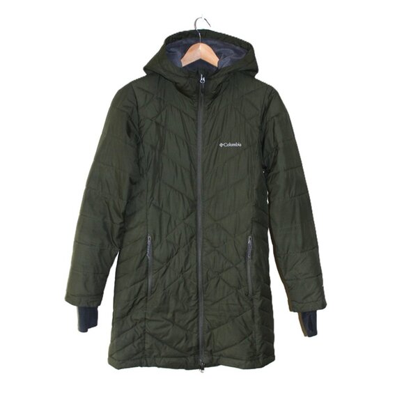 COLUMBIA Heavenly™ Omni-Heat™ Hooded Jacket in Olive (Size Small) - Picture 3 of 14